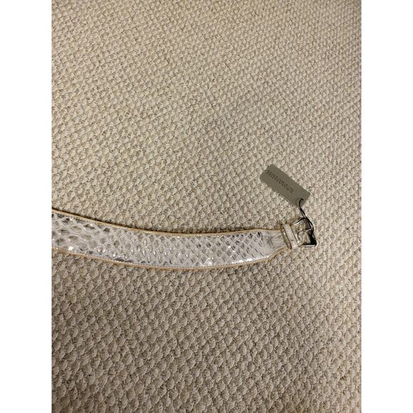 Ermanno Scervino Snake Skin Genuine Leather Belt Made In Italy Size 85 New main image 9